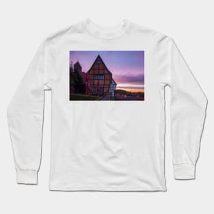 Schlossberg, old town, Quedlinburg; Harz, Saxony-Anhalt; Germany, Europe Long Sleeve T-Shirt